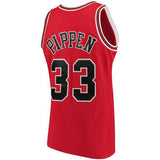 Mens Chicago Bulls Scottie Pippen Mitchell & Ness Red 1997-98 Hardwood Classics Swingman Jersey - Pro Jersey Sports