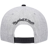 Men's Miami Heat Mitchell & Ness Gray/Purple Heathered Underpop Snapback Hat - Pro Jersey Sports