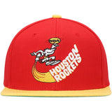Men's Houston Rockets NBA Core Basic HWC Mitchell & Ness Snapback Hat - Pro Jersey Sports