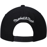 San Antonio Spurs Team Script 2.0 Black Mitchell & Ness Snapback Hat - Pro Jersey Sports