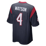 Youth Houston Texans Deshaun Watson Nike Navy Game Jersey - Pro Jersey Sports
