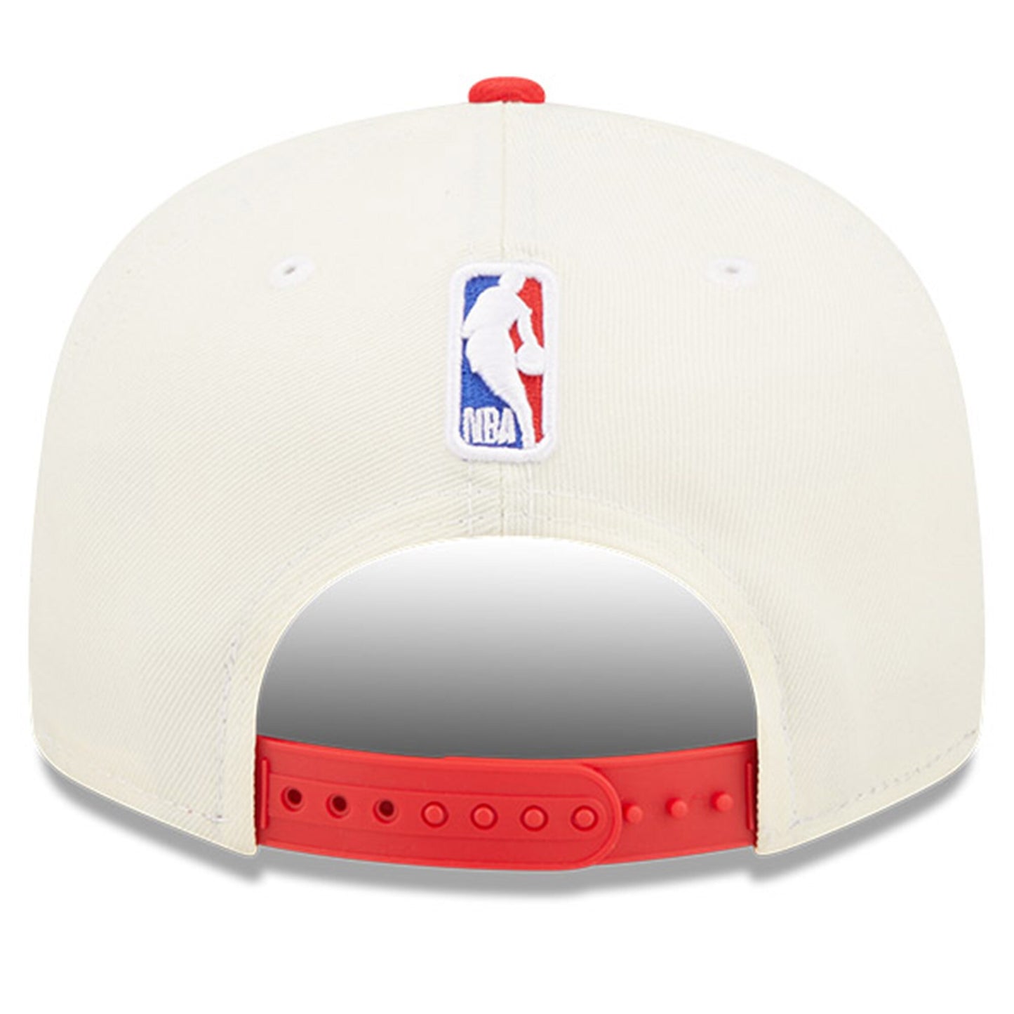 Atlanta Hawks New Era 2022 NBA Draft 9FIFTY Snapback Adjustable Hat - Cream/Red
