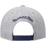 Golden State Warriors HWC Gray Heather 2.0 Mitchell & Ness Snapback Hat - Pro Jersey Sports