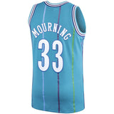 Men’s Alonzo Mourning Charlotte Hornets 1992-93 Swingman Replica Jersey By Mitchell & Ness - Pro Jersey Sports