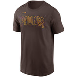 Men's Fernando Tatis Jr. San Diego Padres Nike Brown Name & Number T-Shirt - Pro Jersey Sports