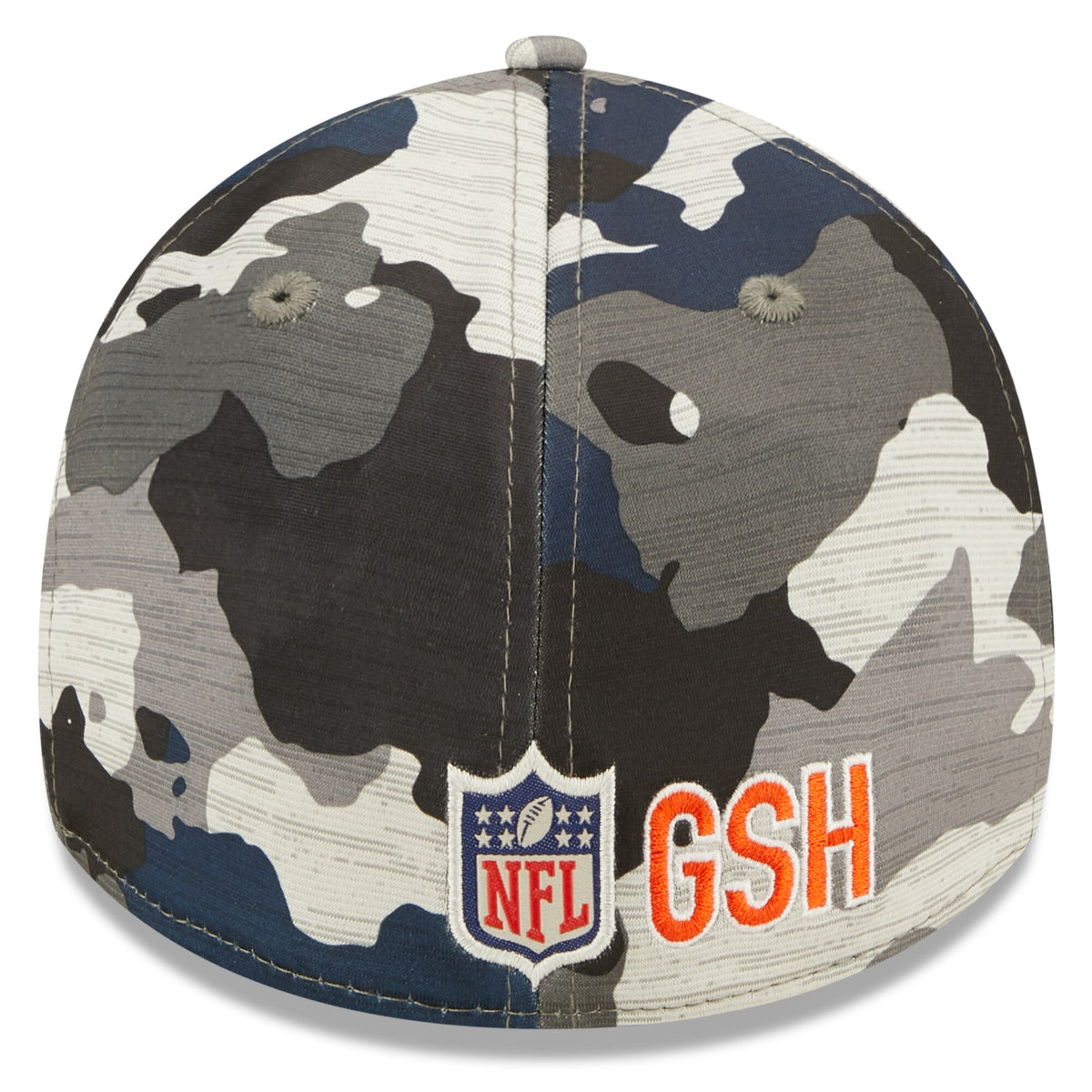 Men's Chicago Bears New Era Camo 2022 NFL Training Camp Official Script 39THIRTY Flex Hat - Pro Jersey Sports