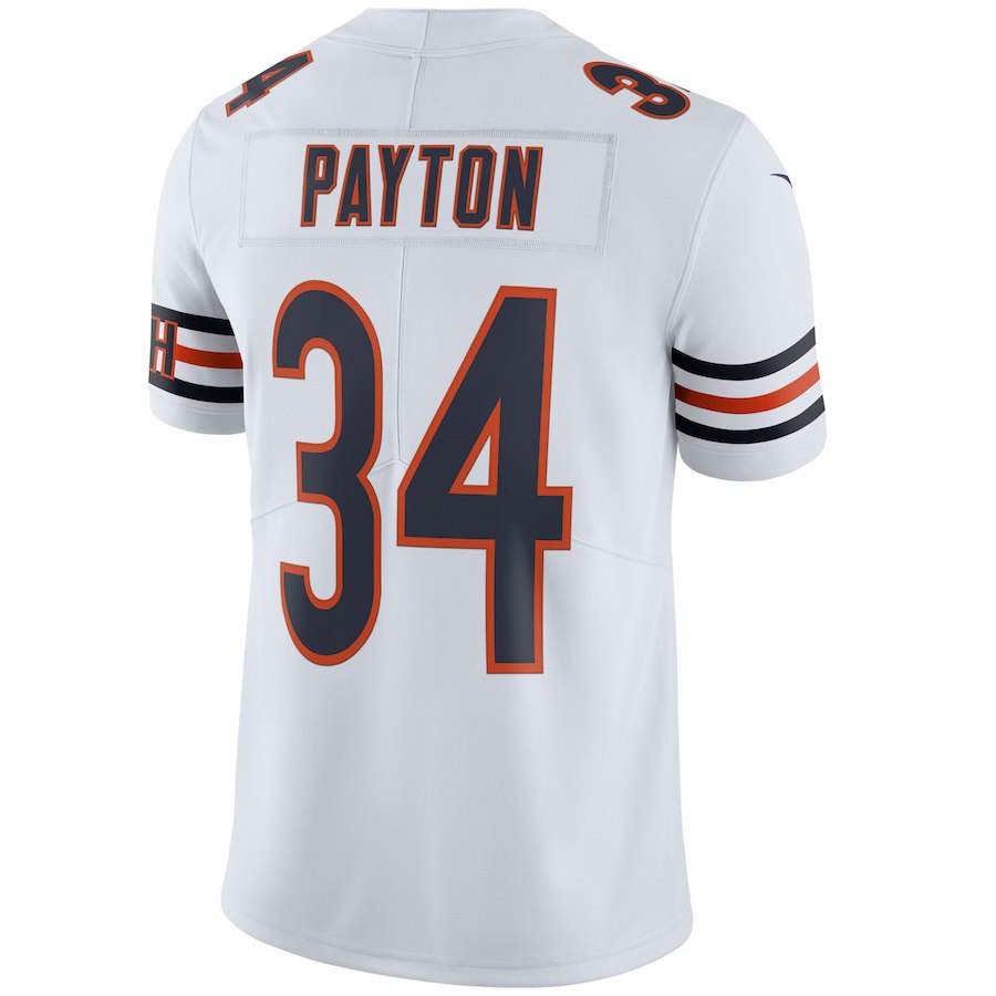 Men's Nike Walter Payton White Chicago Bears Retired Player Vapor Untouchable Limited Throwback Jersey