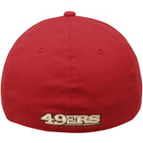 Mens San Francisco 49ers New Era Scarlet 39THIRTY Team Classic Flex Hat - Pro Jersey Sports