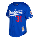 Youth Los Angeles Dodgers Mike Piazza Mitchell & Ness Blue Cooperstown Collection Batting Practice Jersey - Pro Jersey Sports