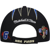 Men's Chicago Bulls Mitchell & Ness Black Hardwood Classics 1998 NBA Champions Snapback Hat - Pro Jersey Sports