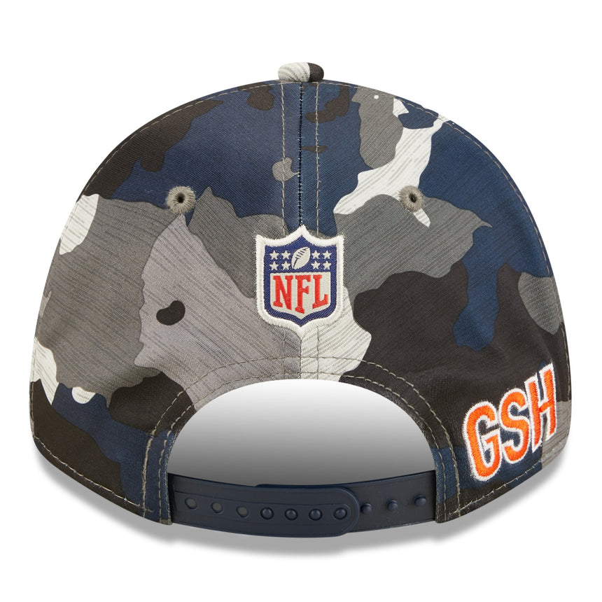 Men's Chicago Bears New Era Camo 2022 NFL Training Camp Official 9FORTY Adjustable Hat - Pro Jersey Sports