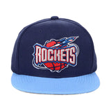 Men's Mitchell & Ness Houston Rockets Hardwood Classics 2 Tone Adjustable Snapback Hat - Pro Jersey Sports