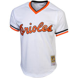 Men's Baltimore Orioles Cal Ripken Jr. Mitchell & Ness White 1985 Authentic Cooperstown Collection Batting Practice Jersey - Pro Jersey Sports