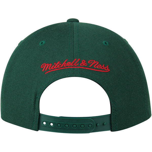 Men's Seattle SuperSonics Mitchell & Ness Green Hardwood Classics Wool Solid 2 Adjustable Hat