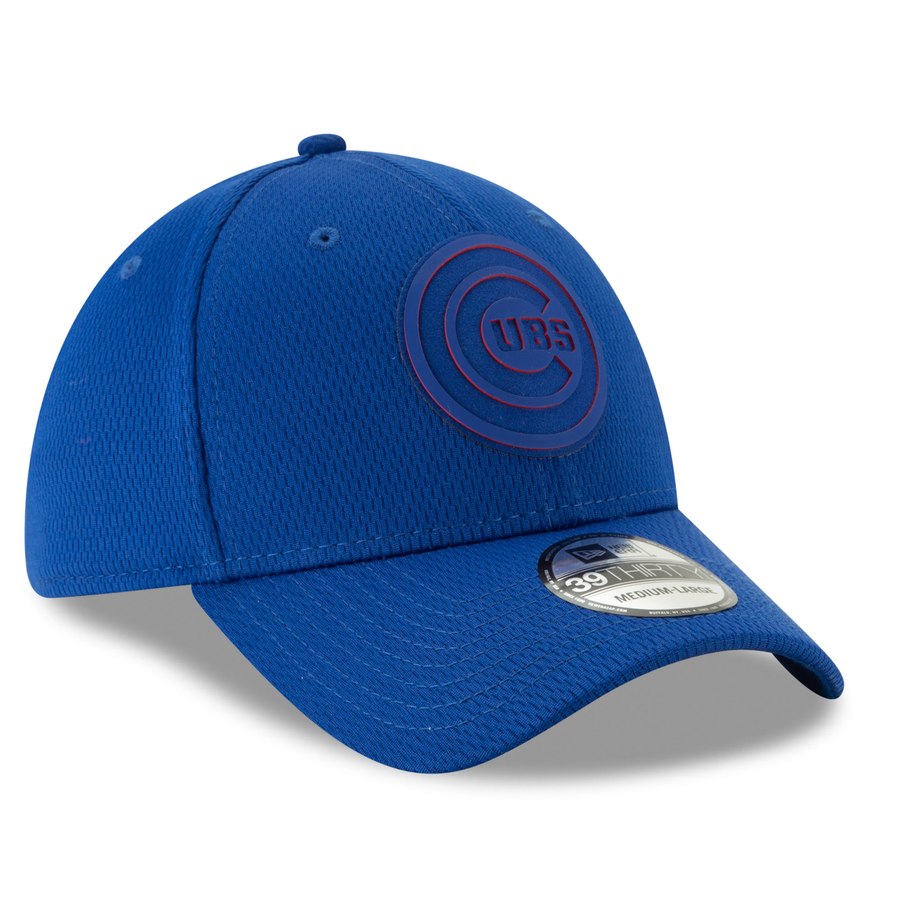 Men's Chicago Cubs New Era Royal 2019 Clubhouse Collection 39THIRTY Flex Hat