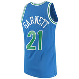 Mens Minnesota Timberwolves Kevin Garnett Mitchell & Ness Blue 1995-96 Hardwood Classics Swingman Jersey - Pro Jersey Sports