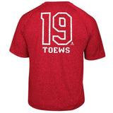 Reebok Jonathan Toews Chicago Blackhawks Locker Status Name & Number Speed Wick T-Shirt - Pro Jersey Sports - 2