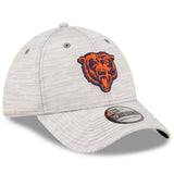 Men's Chicago Bears New Era Gray 2022 NFL Training Camp Official Coach Mascot 39THIRTY Flex Hat - Pro Jersey Sports