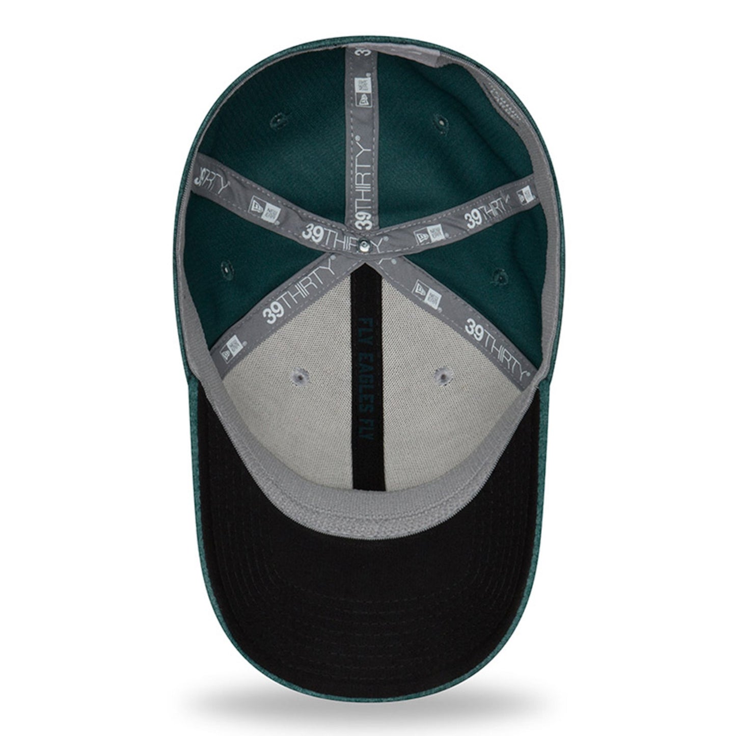 Mens Philadelphia Eagles NFL18 Road Sideline 39THIRTY Flex Fit Hat By New Era