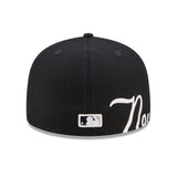 Men's New York Yankees New Era Navy Sidesplit 59FIFTY Fitted Hat - Pro Jersey Sports