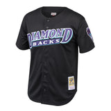 Randy Johnson Arizona Diamondbacks Mitchell & Ness Youth Cooperstown Collection Mesh Batting Practice Jersey - Black - Pro Jersey Sports