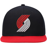 Portland Trail Blazers 2-Tone 2.0 Red Mitchell & Ness Snapback Hat - Pro Jersey Sports