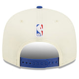 Golden State Warriors New Era 2022 NBA Draft 9FIFTY Snapback Adjustable Hat - Cream/Blue - Pro Jersey Sports