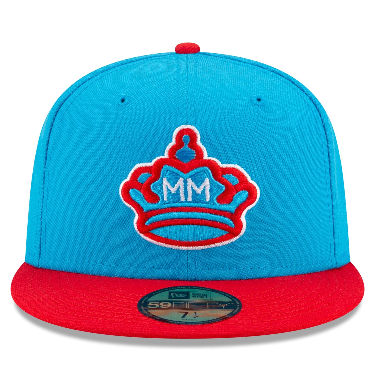 Men's Miami Marlins New Era Blue/Red 2021 City Connect 59FIFTY Fitted Hat