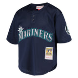 Youth Seattle Mariners Ken Griffey Jr. Mitchell & Ness Navy Cooperstown Collection Mesh Batting Practice Jersey - Pro Jersey Sports