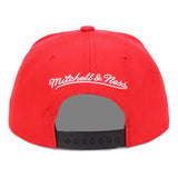 Men's Miami Heat Mitchell & Ness NBA Core Basic HWC Red/Black Snapback Hat - Pro Jersey Sports