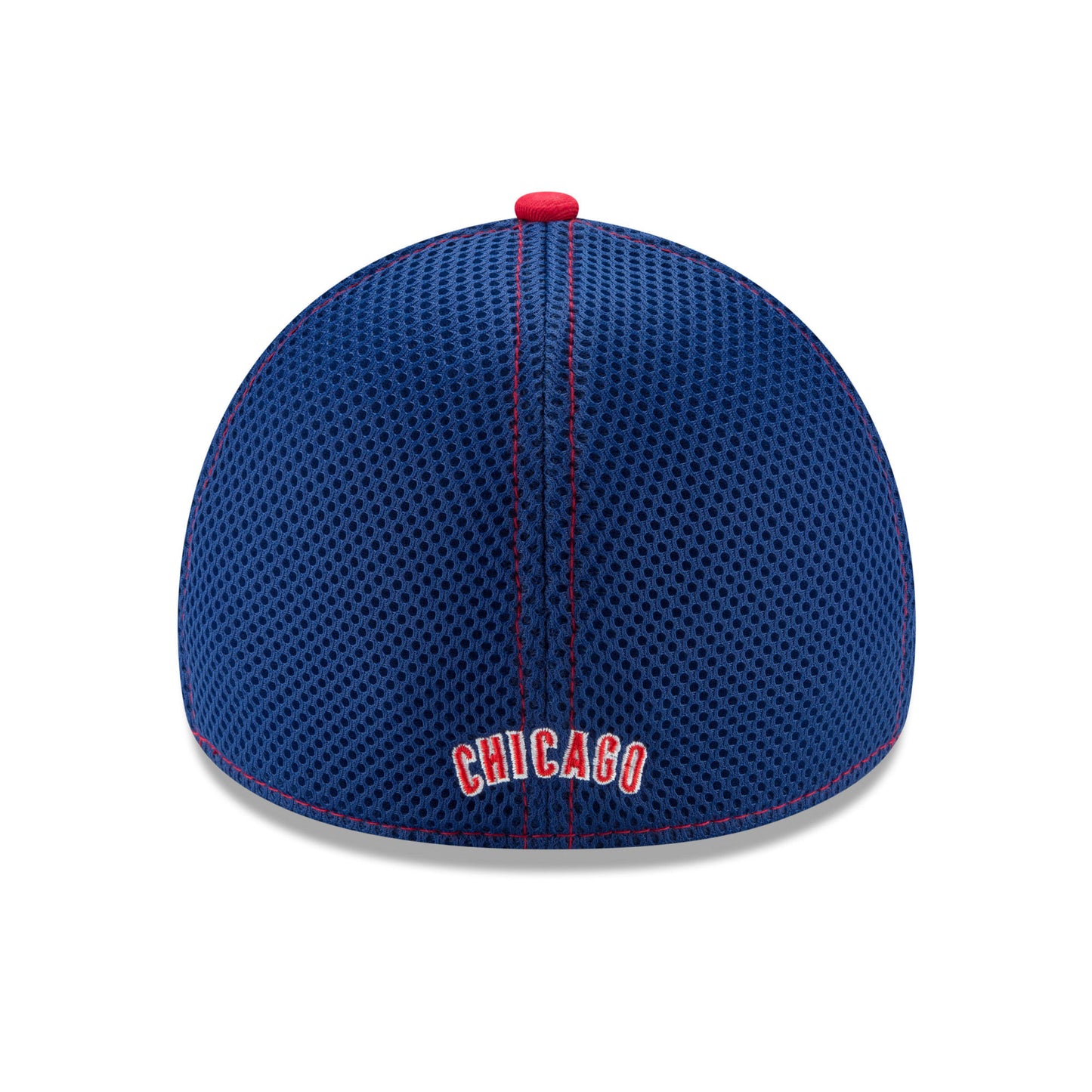 Men's Chicago Cubs New Era Royal Shadow Burst 39THIRTY Flex Hat