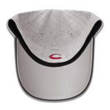 Men's Chicago Cubs New Era Heathered Gray/Graphite Change Up Classic 39THIRTY Flex Hat - Pro Jersey Sports