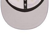 Phoenix Suns New Era 2022 NBA Draft 9FIFTY Snapback Adjustable Hat - Cream/Purple - Pro Jersey Sports