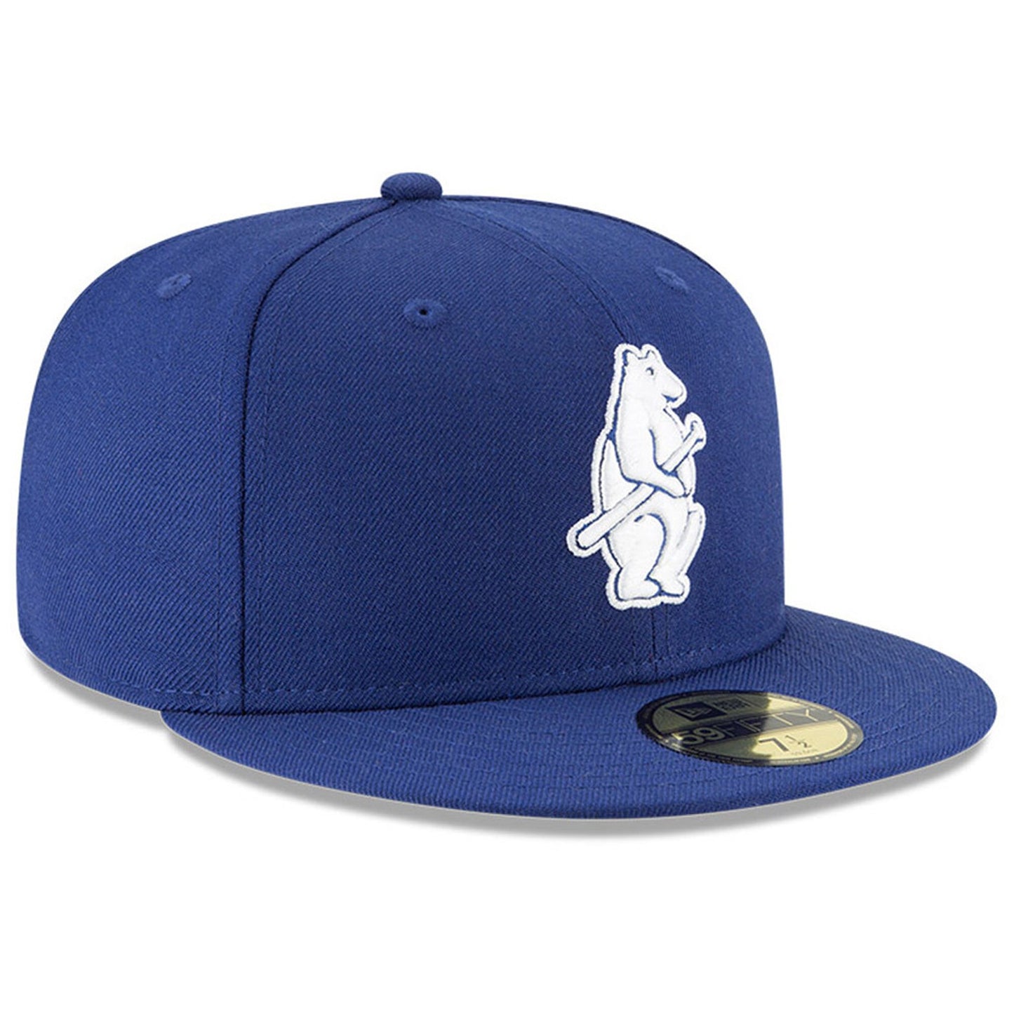 Men's Chicago Cubs New Era Royal Cooperstown 1914 Logo 59FIFTY Fitted Hat