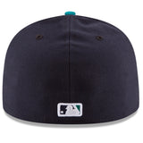 Men's Seattle Mariners New Era Navy/Aqua Alternate Authentic Collection On Field 59FIFTY Fitted Hat - Pro Jersey Sports