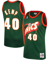 Men's Shawn Kemp Seattle Supersonics Mitchell & Ness 1996-96 Green NBA Swingman Hardwood Classics Jersey - Pro Jersey Sports