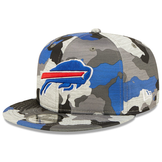 Men's Buffalo Bills New Era Camo 2022 NFL Training Camp Official 9FIFTY Snapback Adjustable Hat - Pro Jersey Sports