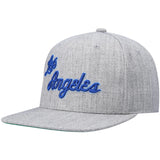 Los Angeles Lakers HWC Gray Heathered 2.0 Mitchell & Ness Snapback Hat - Pro Jersey Sports