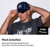 Men's Winnipeg Jets Fanatics Branded Navy Authentic Pro Rinkside Speed Flex Hat - Pro Jersey Sports