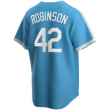 Men's Jackie Robinson Brooklyn Dodgers Nike Light Blue Alternate Cooperstown Collection Team Jersey - Pro Jersey Sports