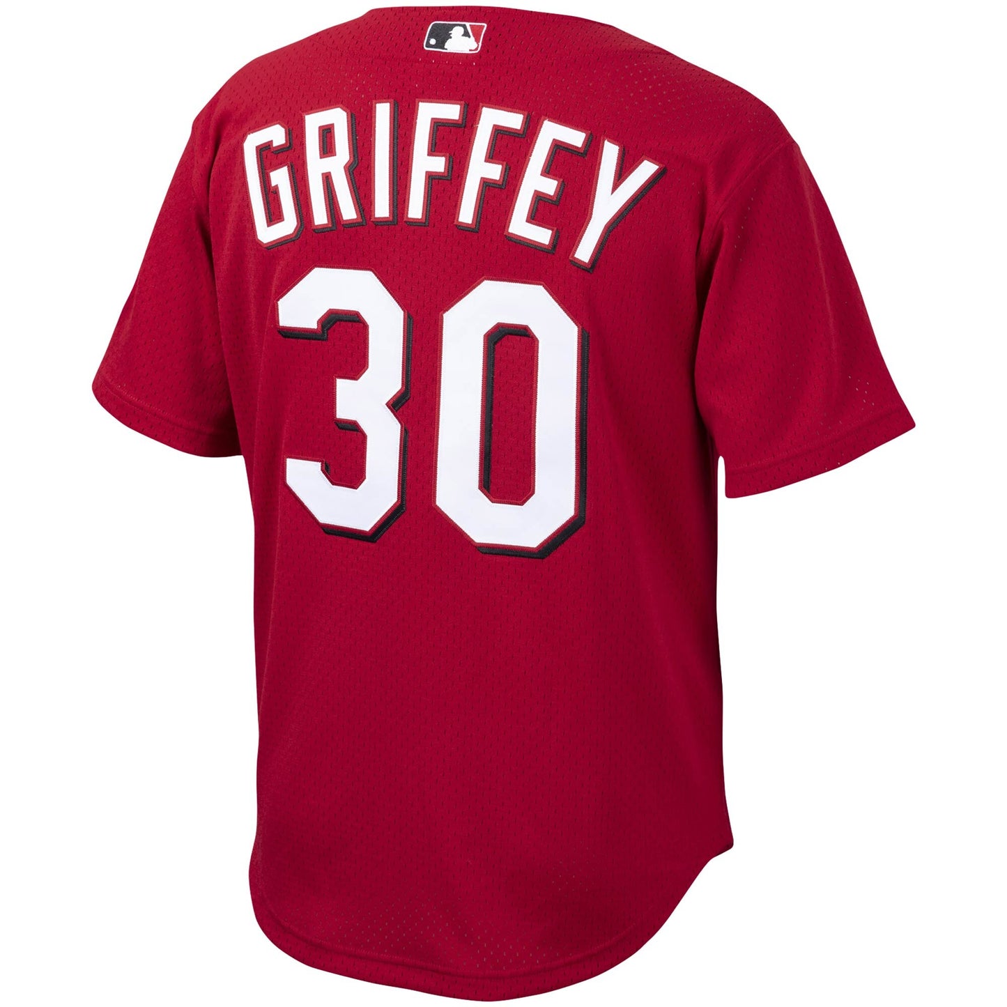 Youth Cincinnati Reds Ken Griffey Jr. Mitchell & Ness Red Cooperstown Collection Batting Practice Jersey