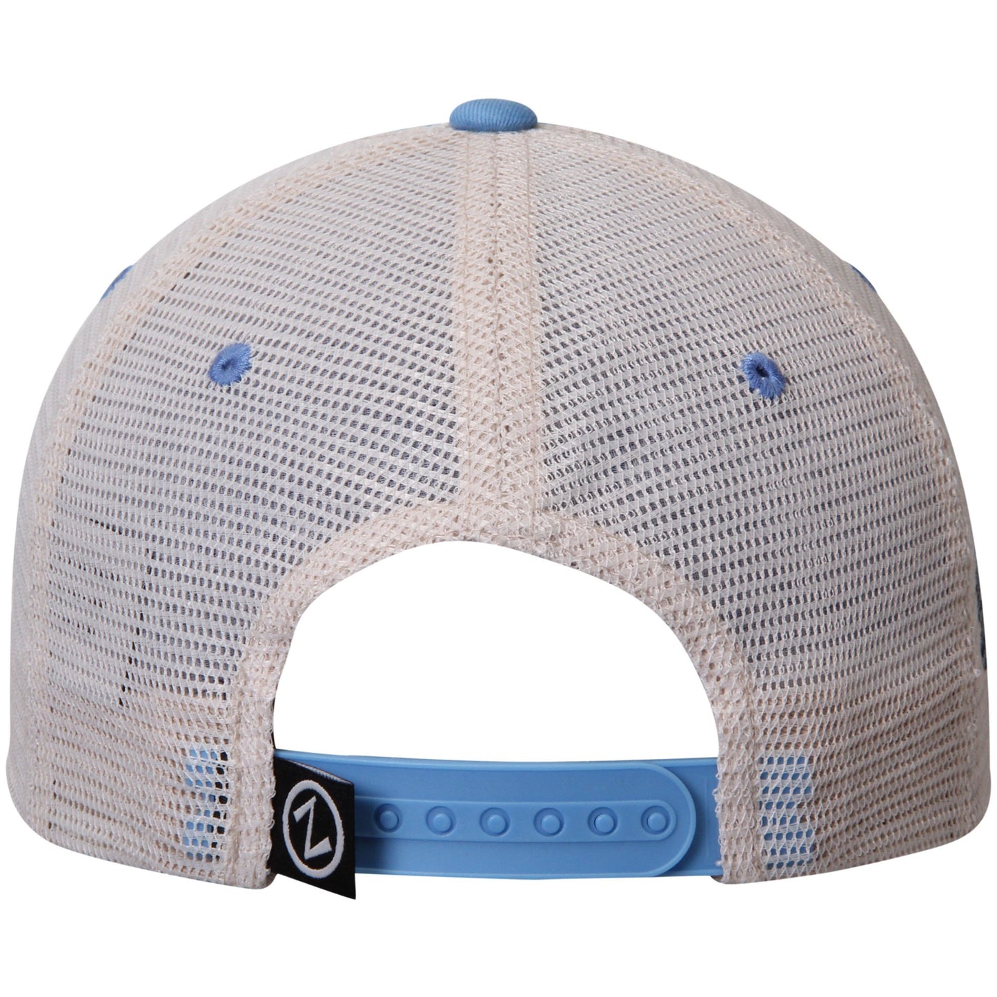 Zephyr North Carolina Tar Heels Carolina Blue Sideout Meshback Slouch Trucker Adjustable Snapback Hat