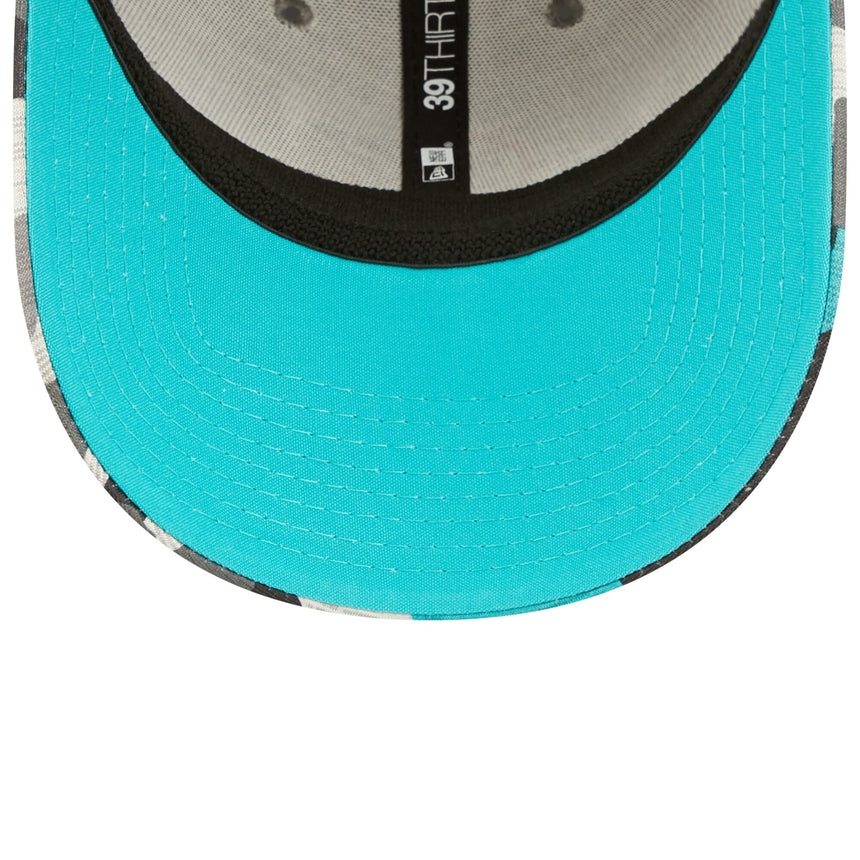 Men's Miami Dolphins New Era Camo 2022 NFL Training Camp Official 39THIRTY Flex Hat - Pro Jersey Sports