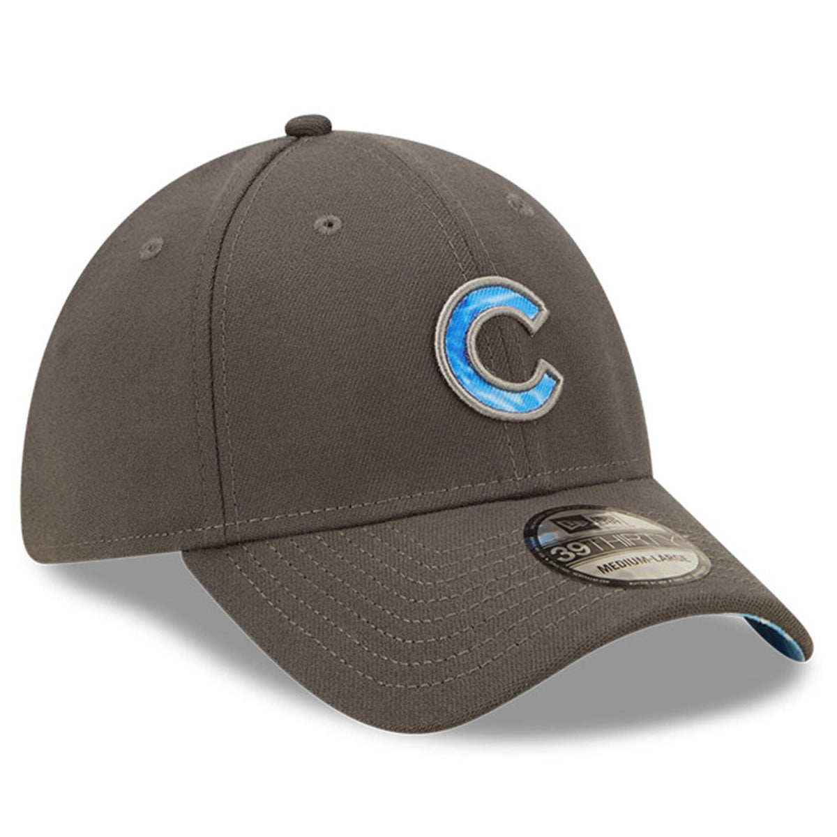 Chicago Cubs New Era 2022 Father's Day 39THIRTY Flex Hat - Graphite - Pro Jersey Sports
