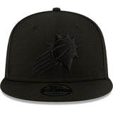 Men's Phoenix Suns New Era Black On Black Color Pack 9FIFTY Snapback Hat - Pro Jersey Sports