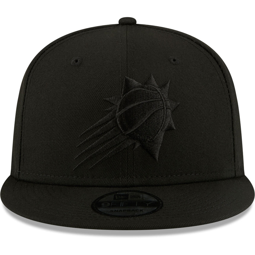 Men's Phoenix Suns New Era Black On Black Color Pack 9FIFTY Snapback Hat - Pro Jersey Sports