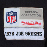 Mens Pittsburgh Steelers Joe Greene Mitchell & Ness Black Retired Legacy Replica Jersey - Pro Jersey Sports