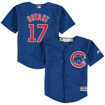 Infant Chicago Cubs Kris Bryant Majestic Royal Official Cool Base Player Jersey, Royal-Majestic - Pro Jersey Sports - 1