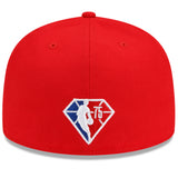 Chicago Bulls New Era 2021/22 City Edition Alternate 59FIFTY Fitted Hat - Red - Pro Jersey Sports