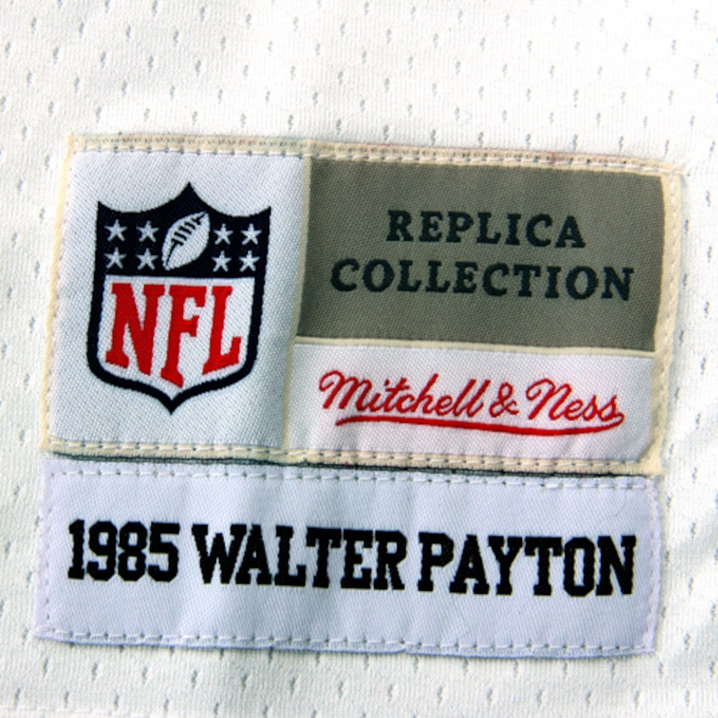 Men's Chicago Bears Walter Payton Mitchell & Ness White 1985 Retired Player Replica Jersey